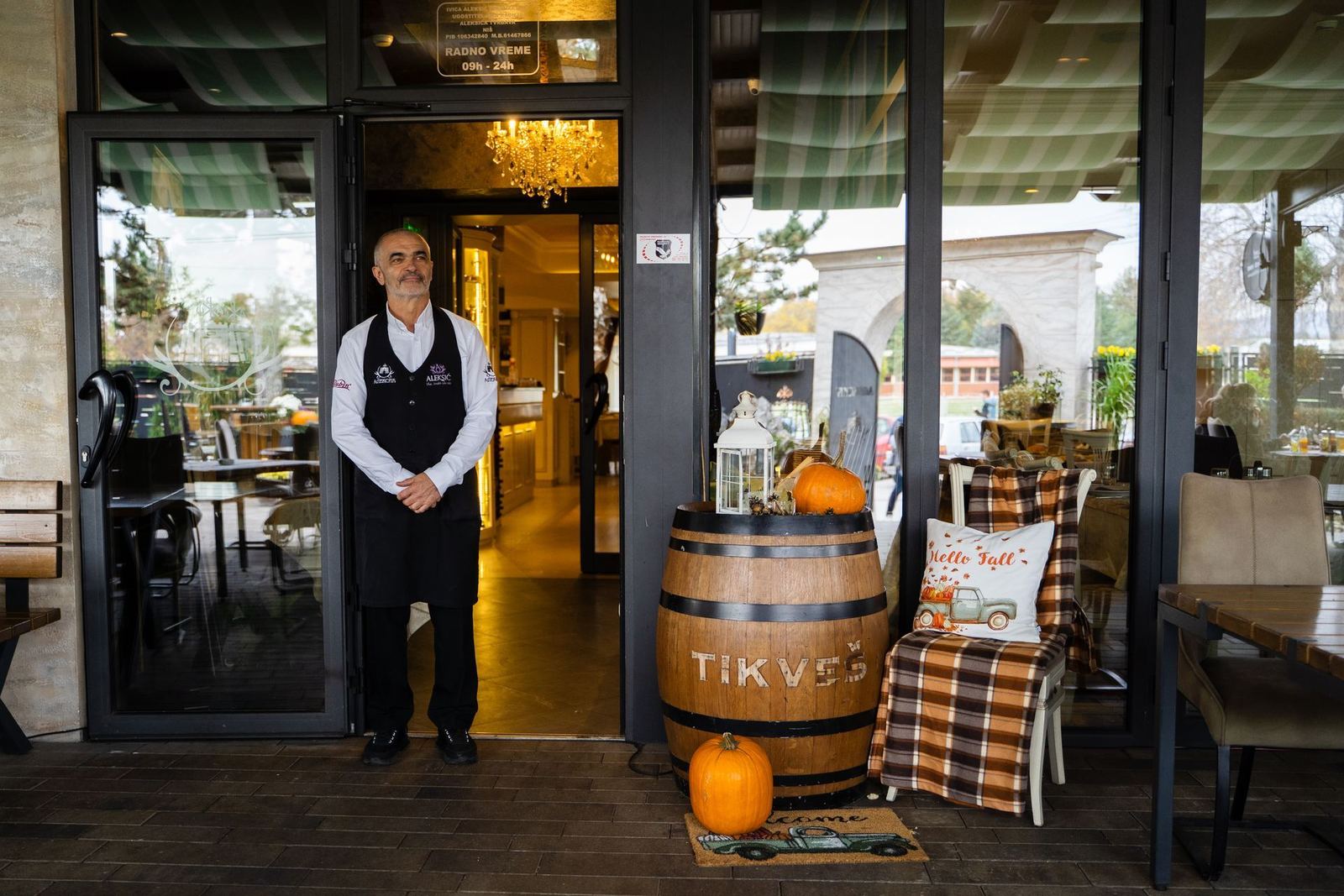 Ulaz u restoran Aleksića Tvrđava